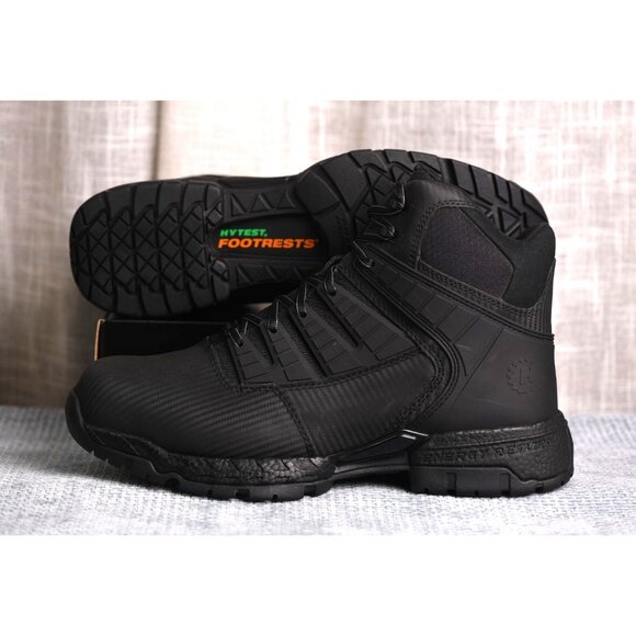 New! Size 15 Men HYTEST FootRests 2.0 Tread NanoToe 6" BLACK K23330 UpperLeather - Picture 15 of 16